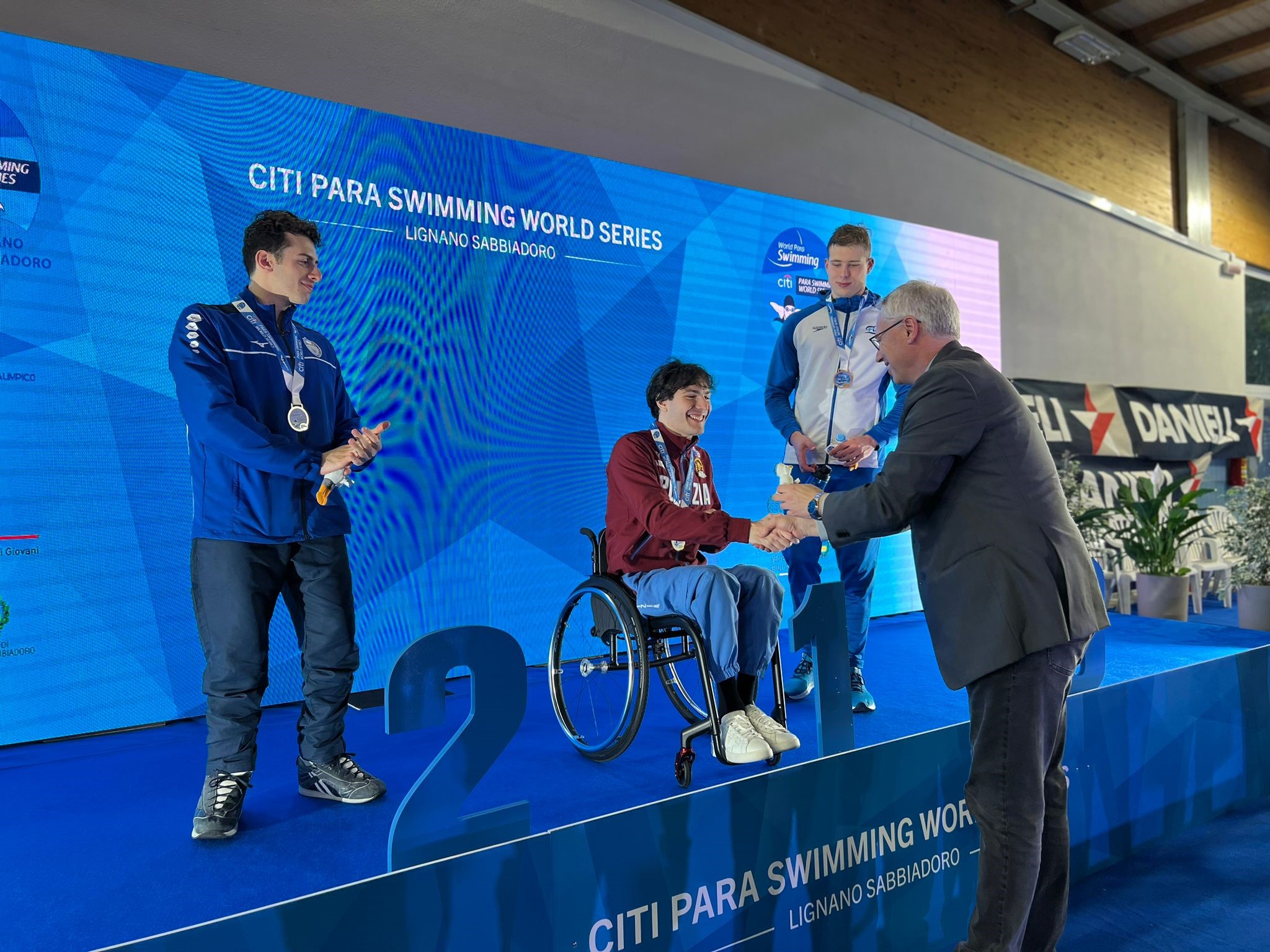 NUOTO. PARA WORLD SERIES  A LIGNANO. BORDIN: FANTIN ORGOGLIO DEL FVG